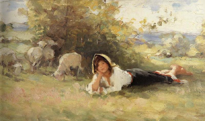 Shepherdess, Nicolae Grigorescu